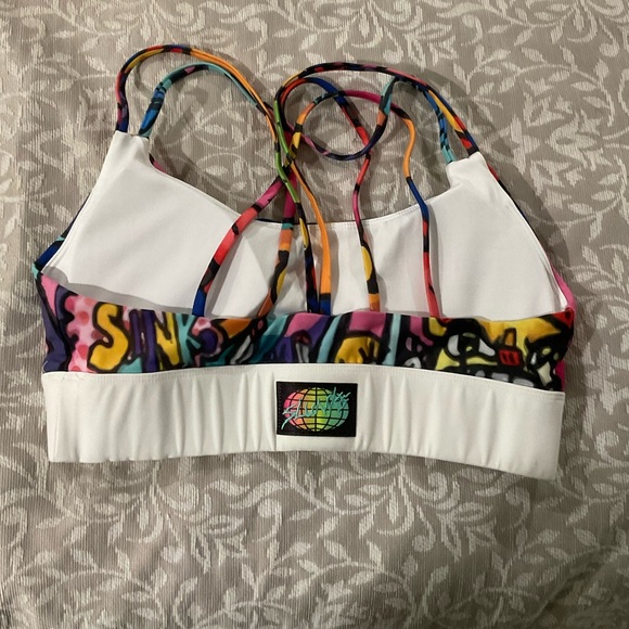 SLUNKS Slunkadoodles Sports Bra Size XL - Picture 2 of 3